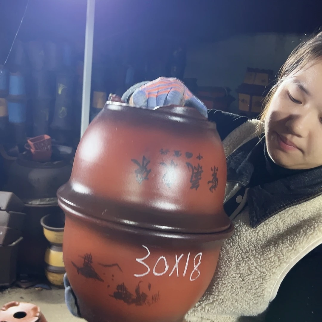 30+30紫气东来花盆花盆