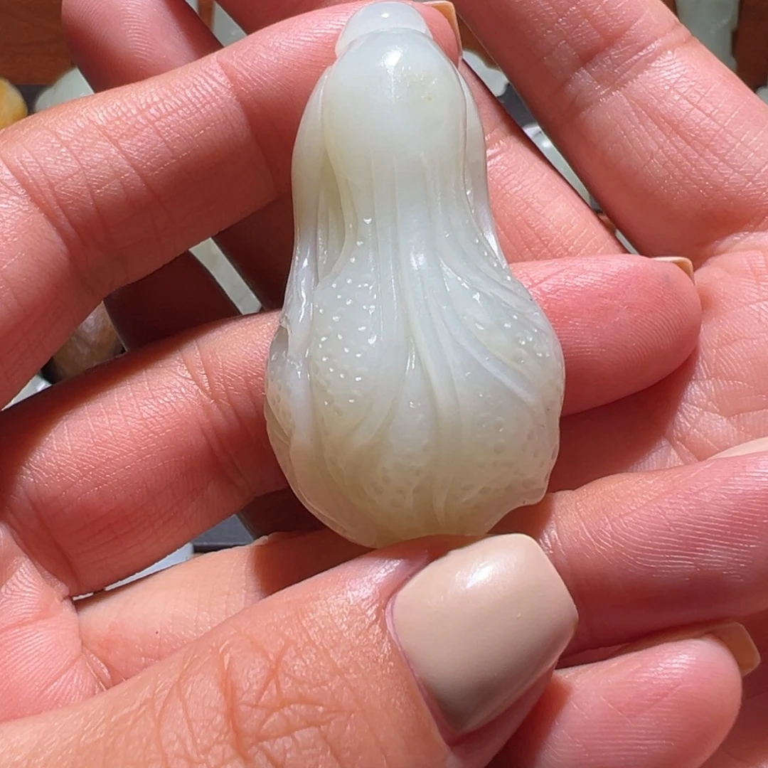 梦***想和田玉未镶嵌颈饰