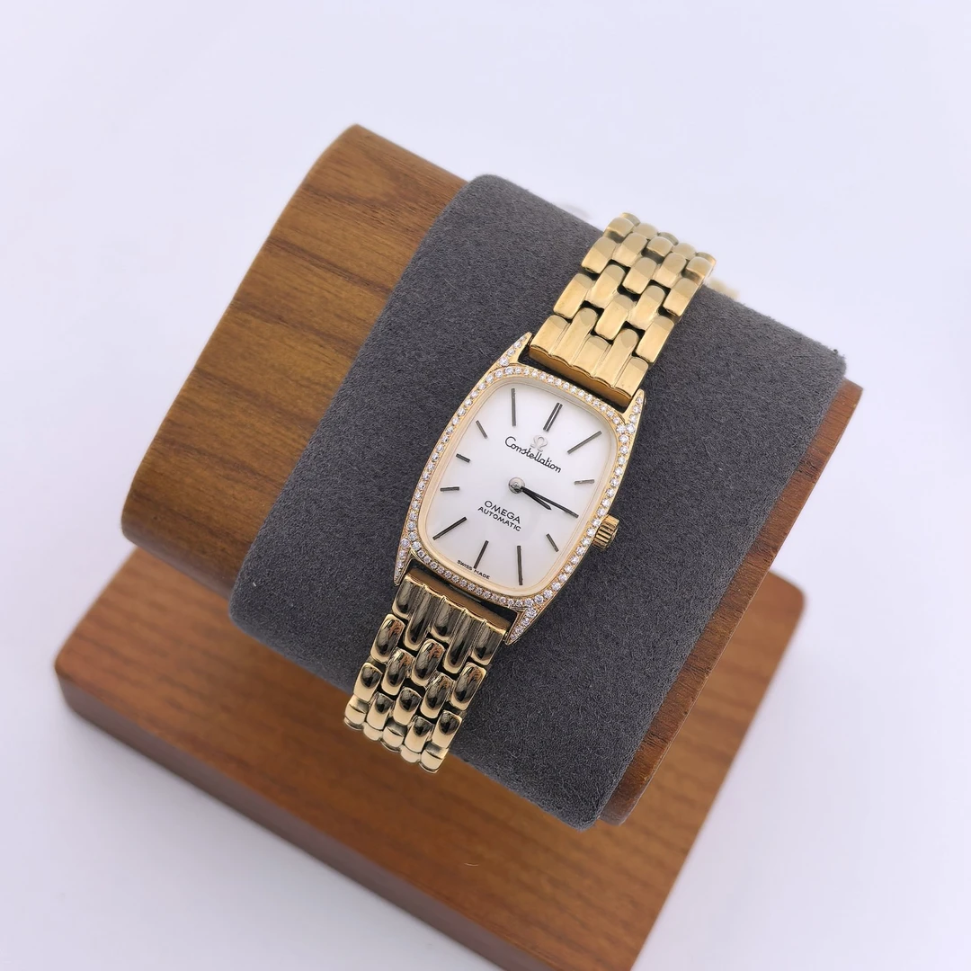 95新 Omega/欧米茄 中古欧米茄女表/自动机械/表经19*24mm/02020