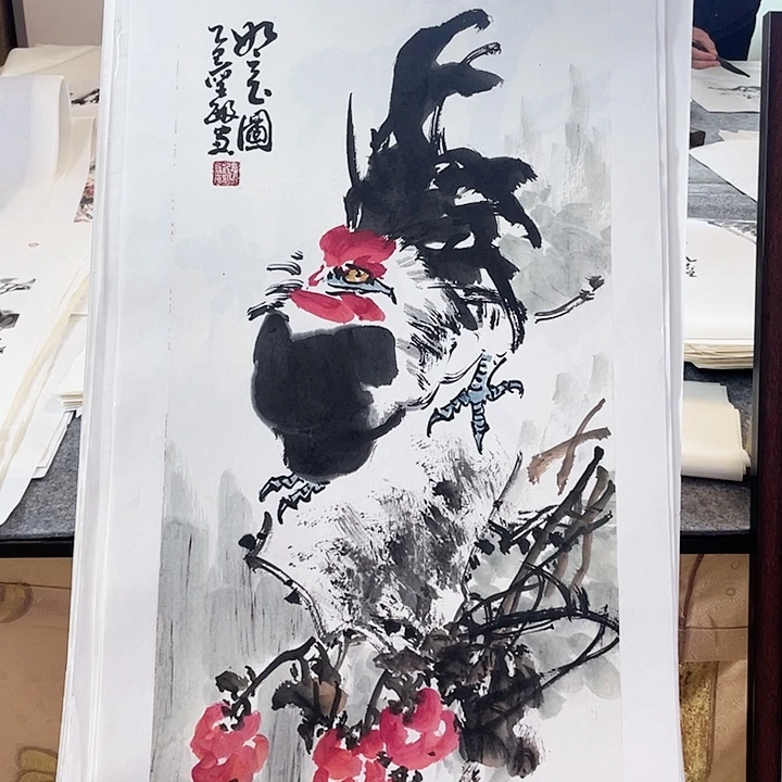 国画张圣敏先生纯手绘作品