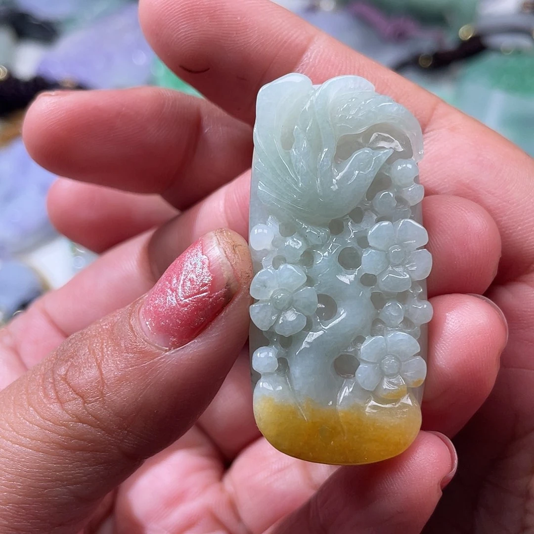 颈饰未镶嵌翡翠翡玉缘翡翠