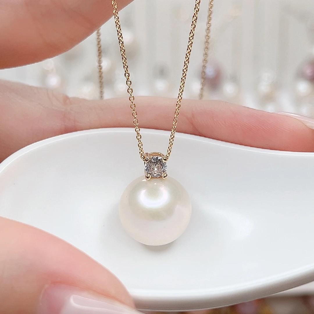 淡水珍珠吊坠(赠链)合金