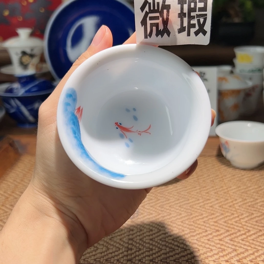 【闪购商品】微瑕 手绘 压手杯
