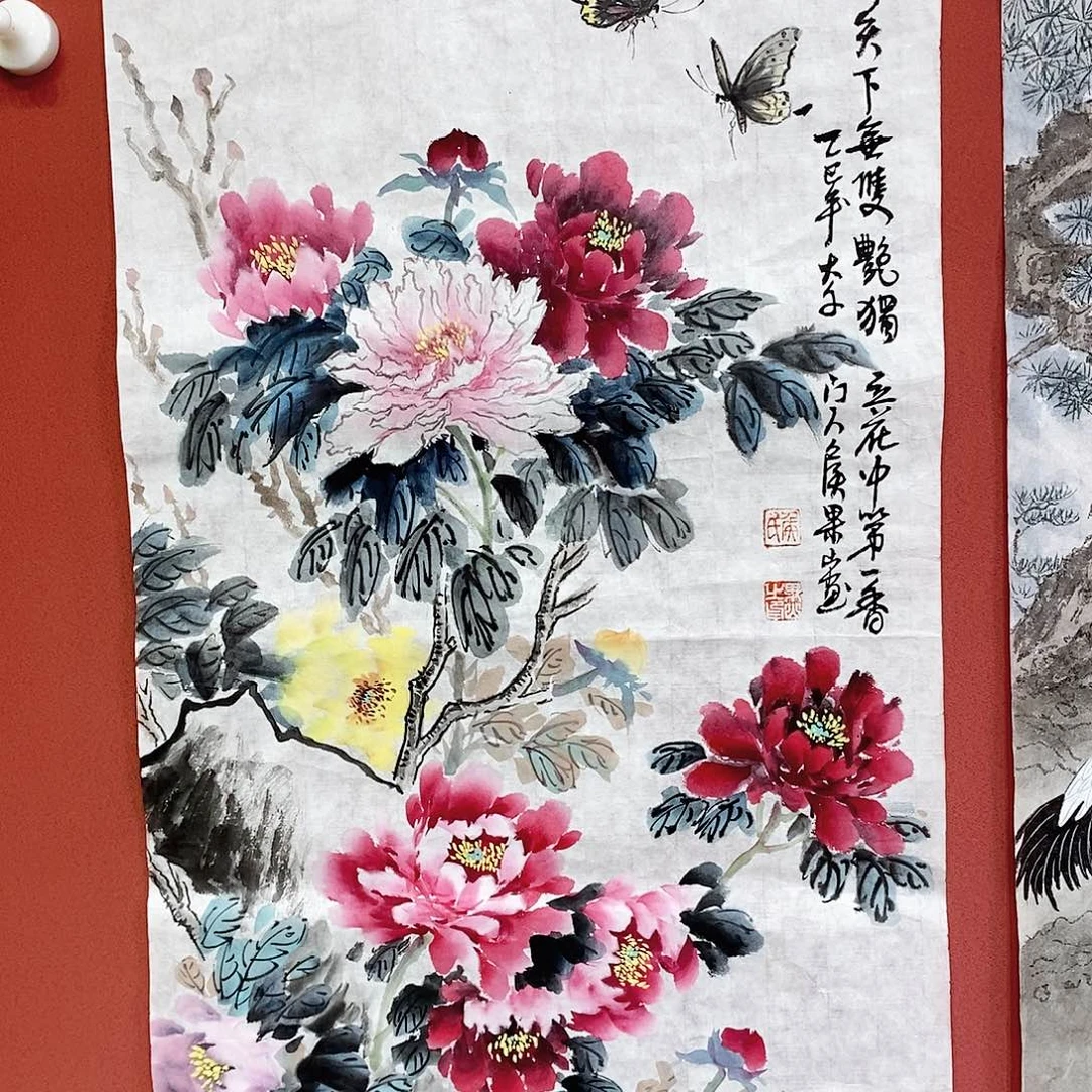 国画大风堂嫡传-侯果山老师作品路