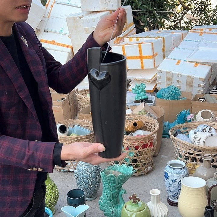 瓶高度30厘米口径9厘米微瑕捡漏