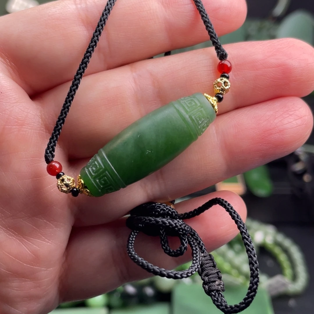 和田玉（碧玉）未镶嵌颈饰