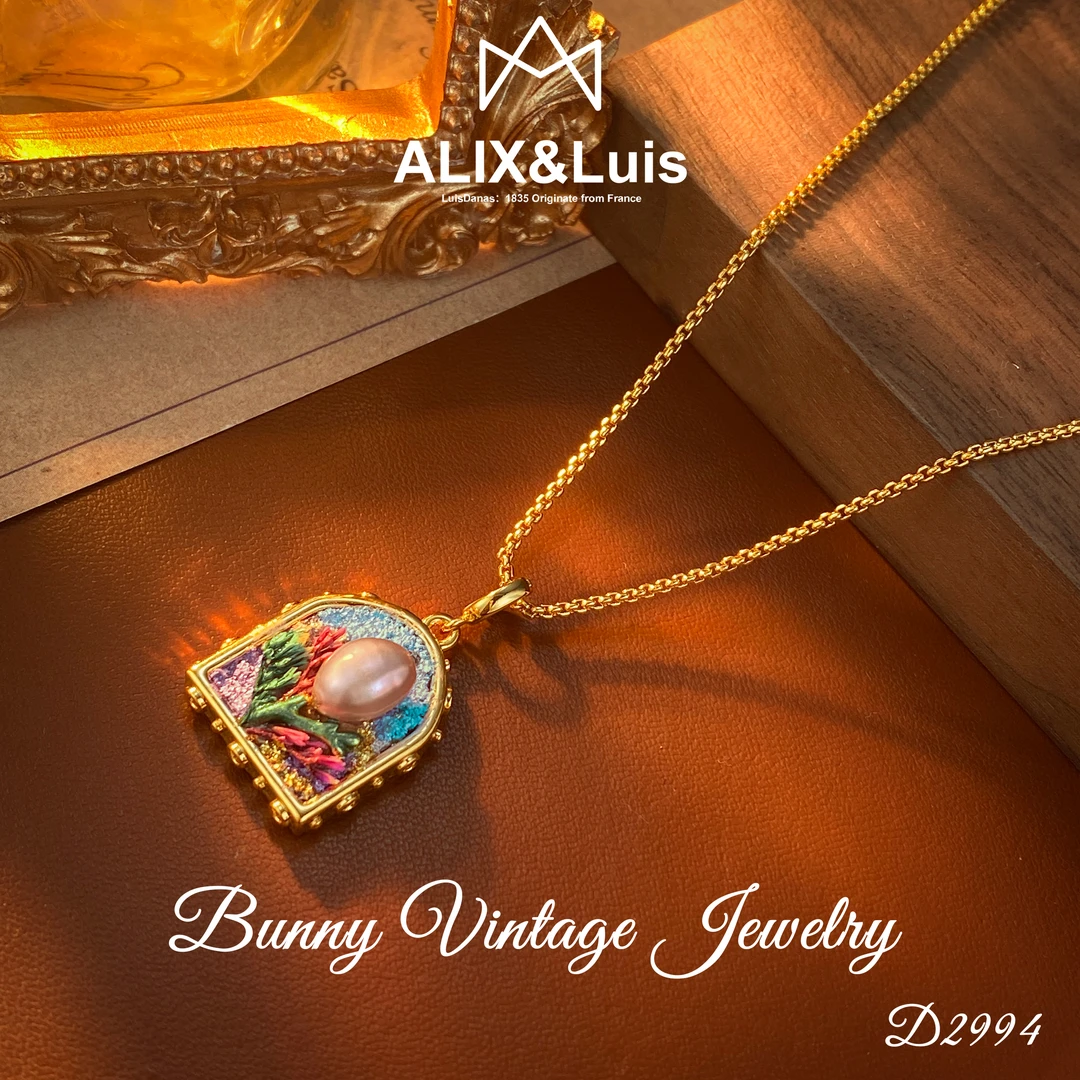 镀K金D2994 法 【花园拱门】秋冬ALXDANAS 爱丽丝项链