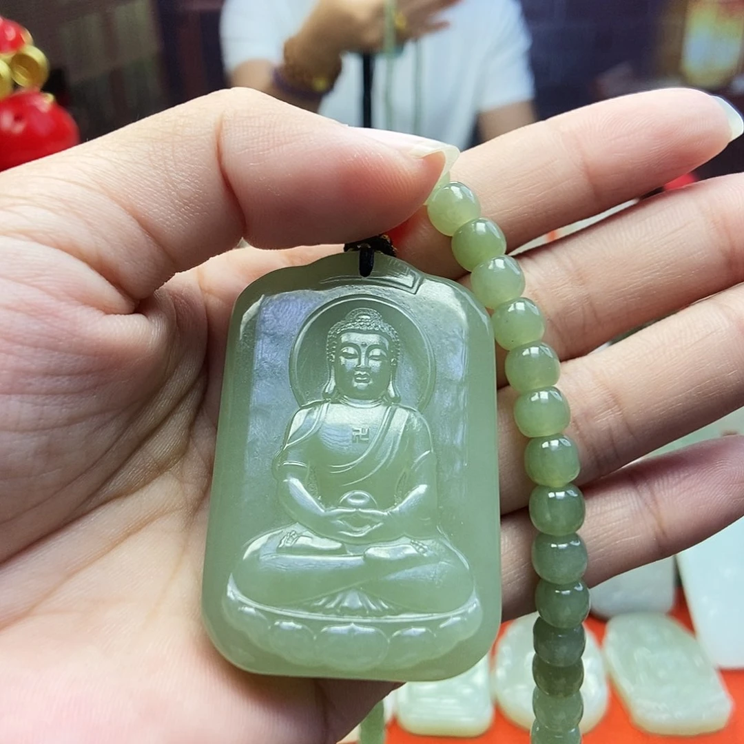 颈饰未镶嵌和田玉Z***g