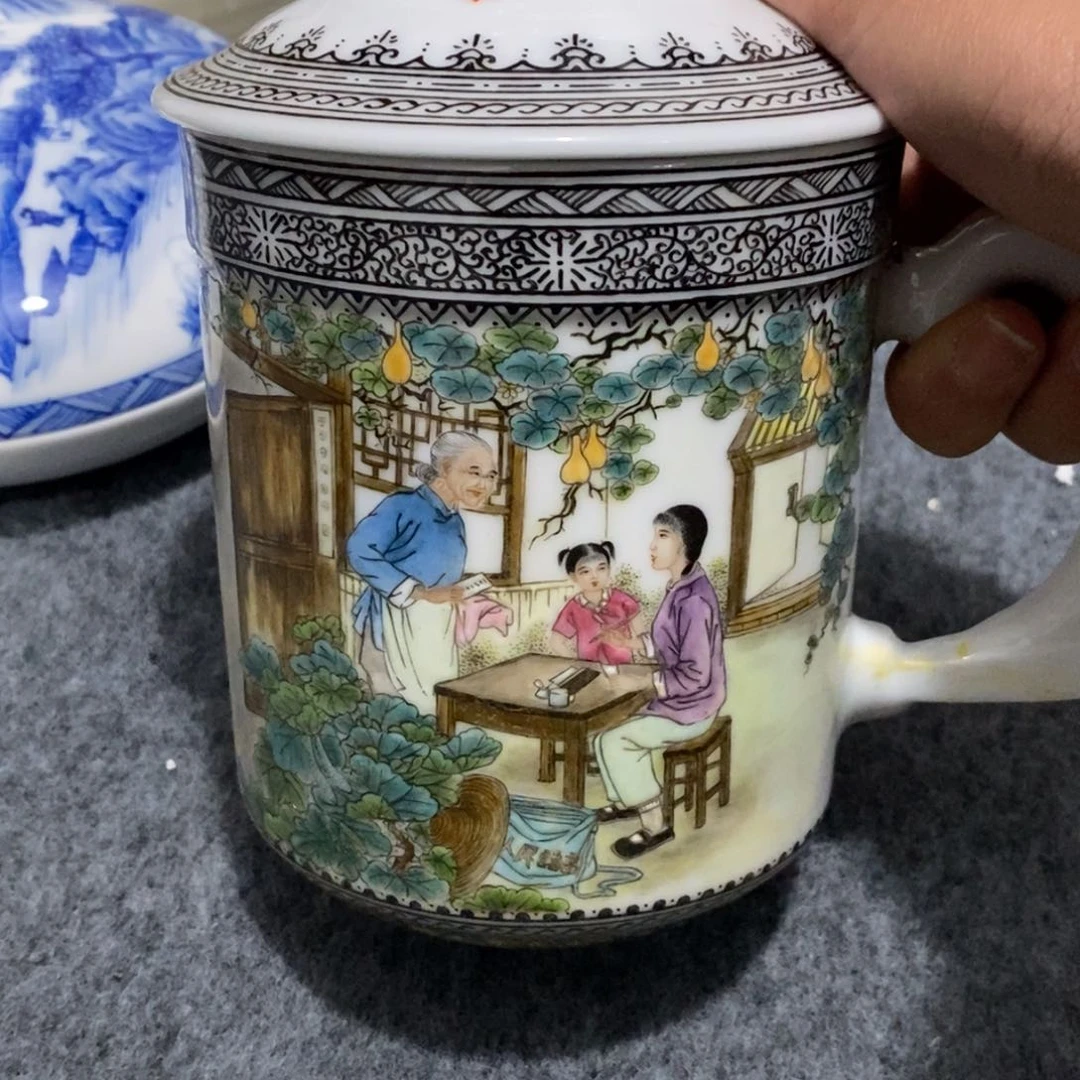 摆件阳****宝景德镇陶瓷手工