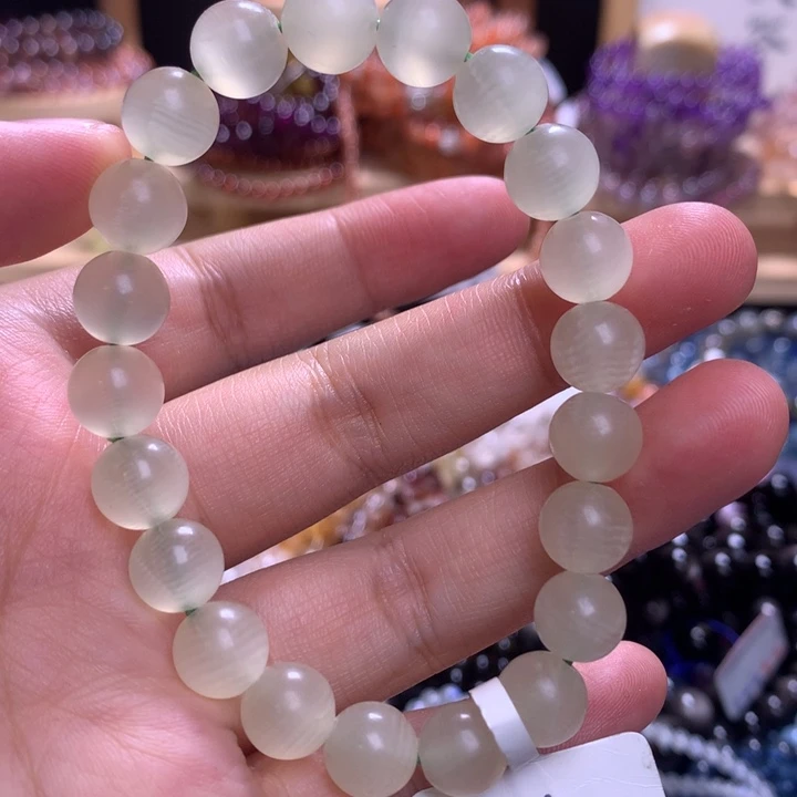 未镶嵌手串水晶9.0绿纹石