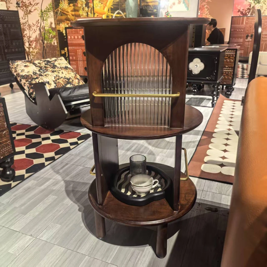 【维克多旋转书柜】创意可旋转客厅沙发置物茶柜置物架床头书架