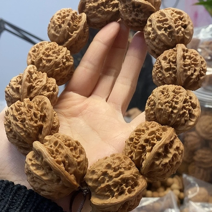 文玩核桃把件38.5宫灯手持