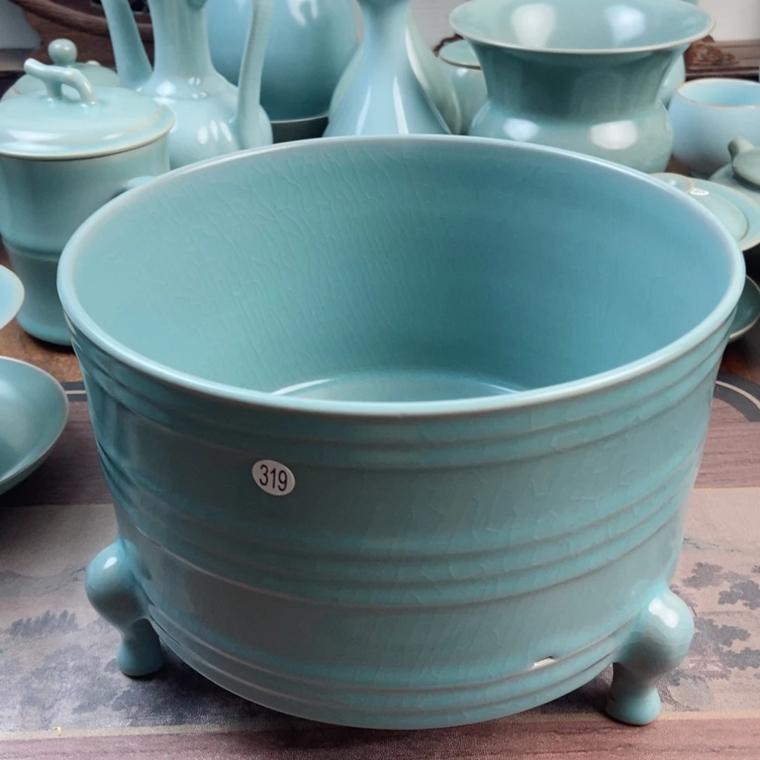 摆件瓷原产地原矿汝瓷～茶器