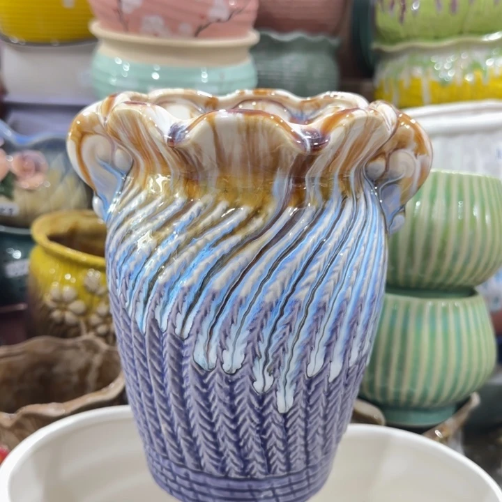 凑9块包邮，有孔花盆