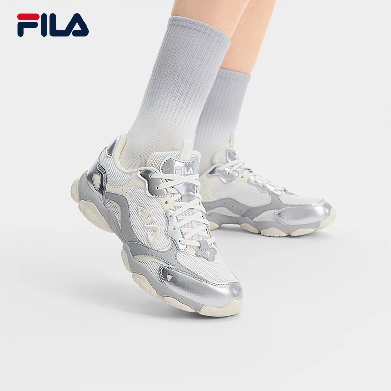 FILA斐乐【猫爪6薄底】摩登运动鞋时尚夏季透气复古F12W521107F