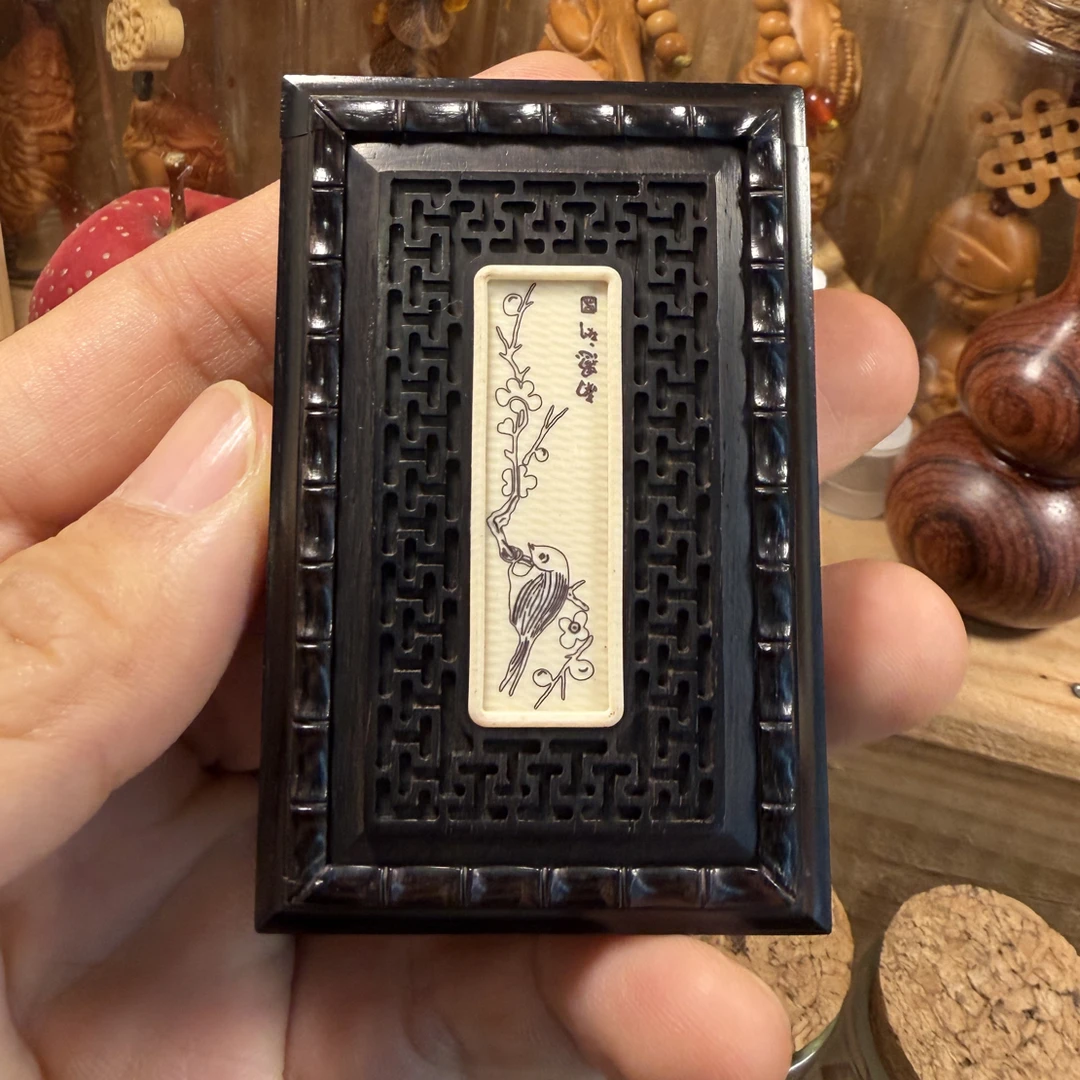 黄蛉盒木盒鸣虫用具海派虫具张圣林海派虫具72*47*21