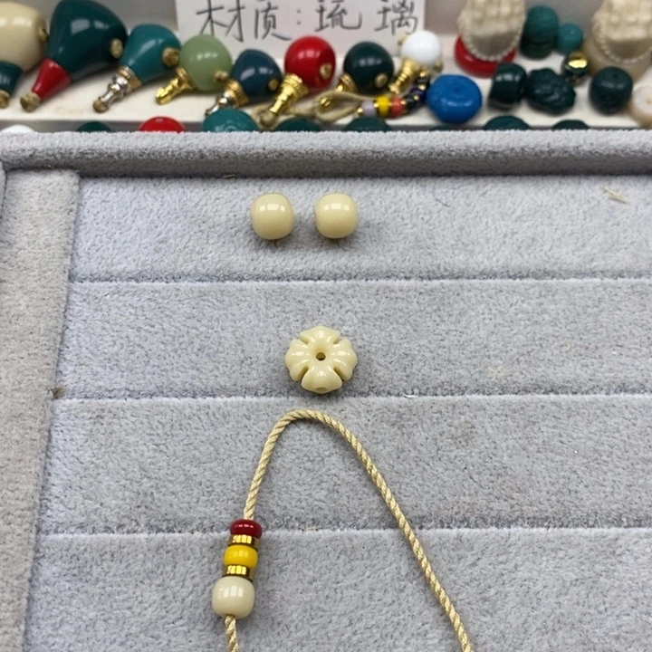 琉璃颈饰C****r卡10腰珠➕背云弟子珠