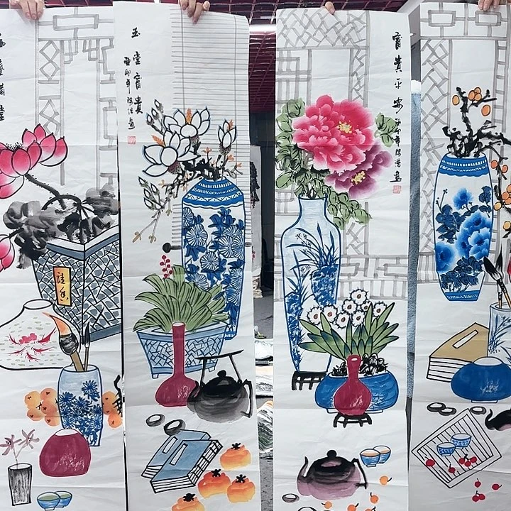 国画无毛或被短柔毛和短毛