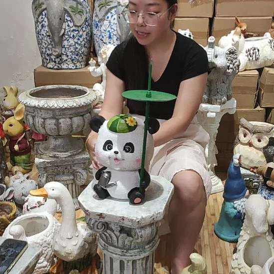 合成树脂树脂熊猫接香盘
