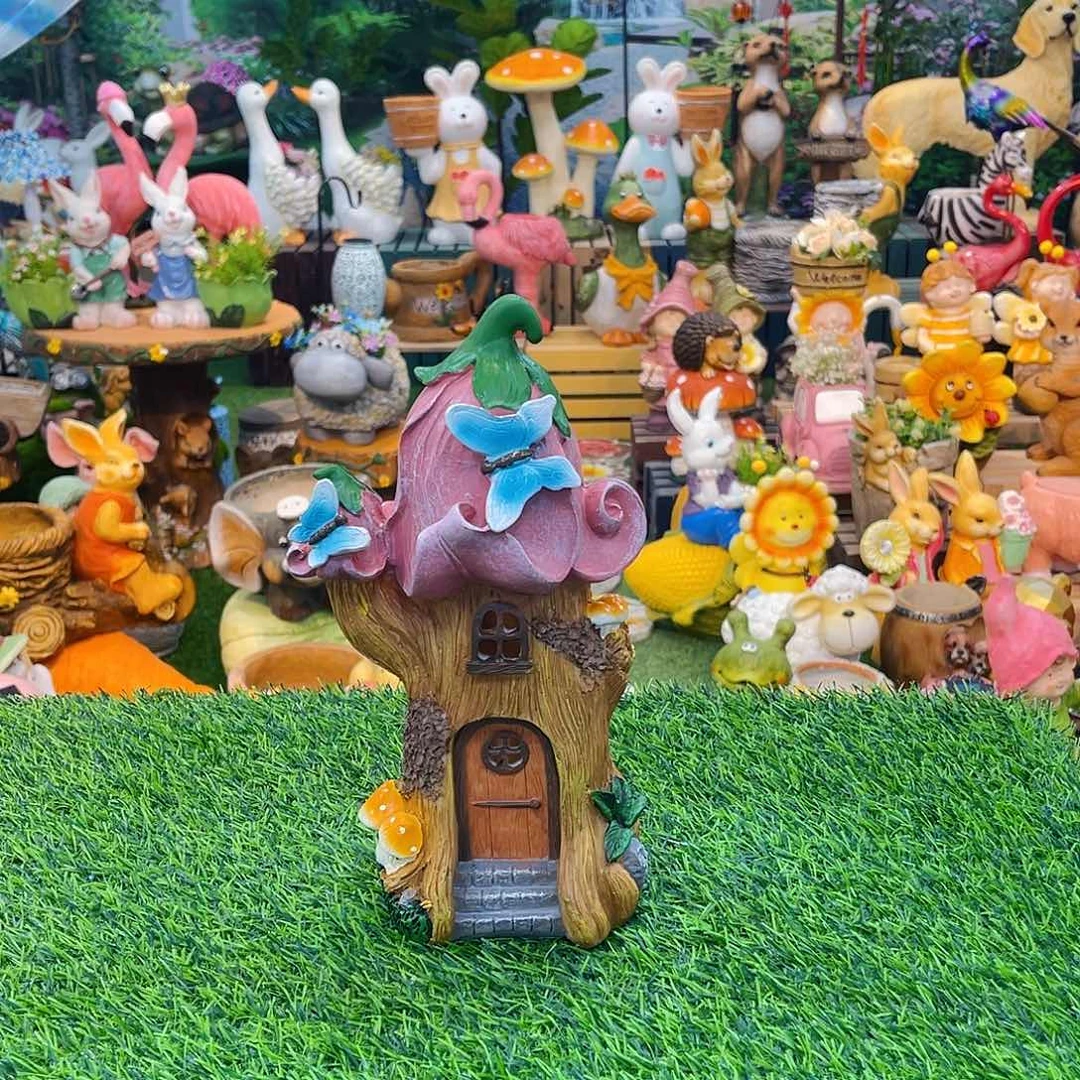 红陶花园庭院摆件