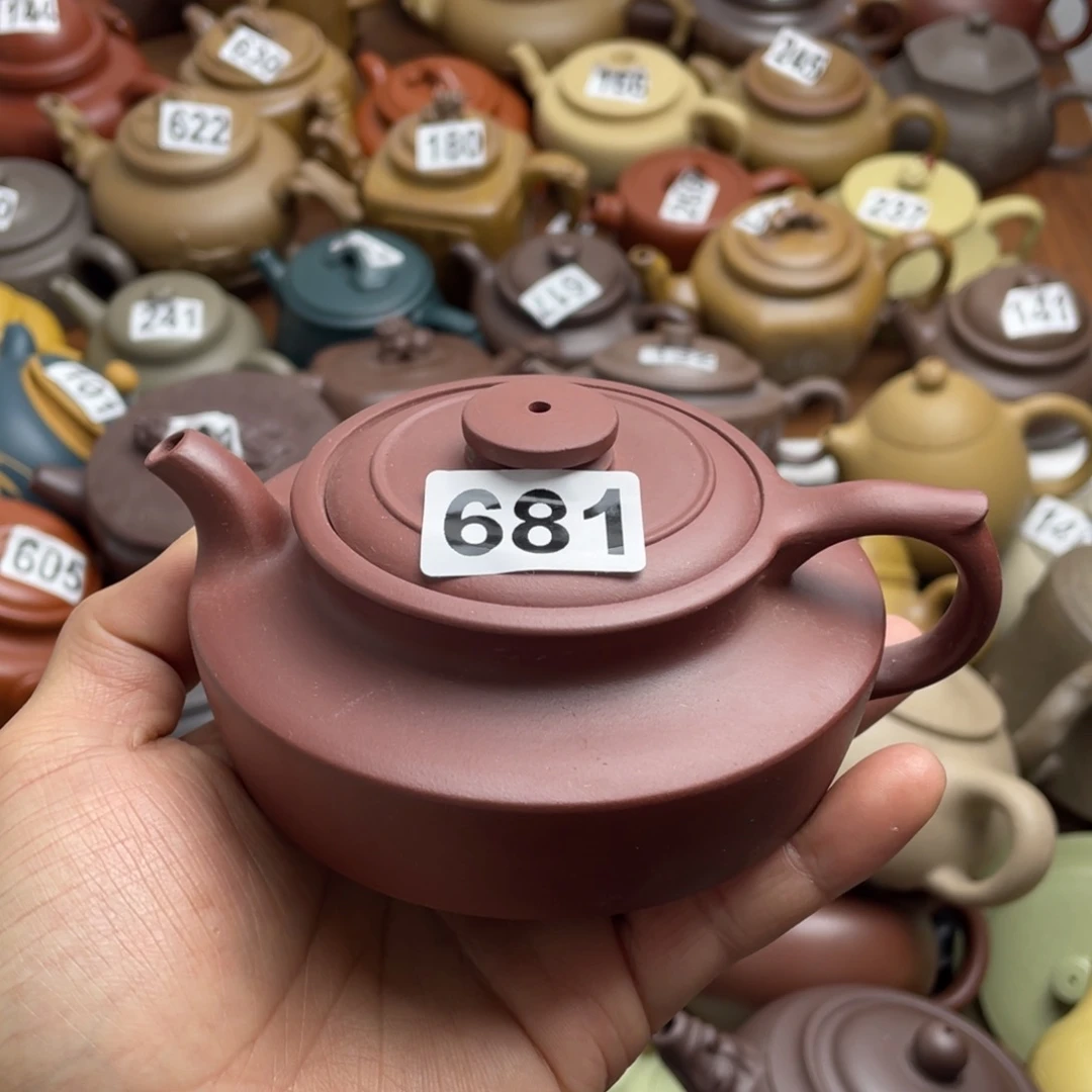 紫砂茶壶一**规紫砂微瑕晃盖流口水