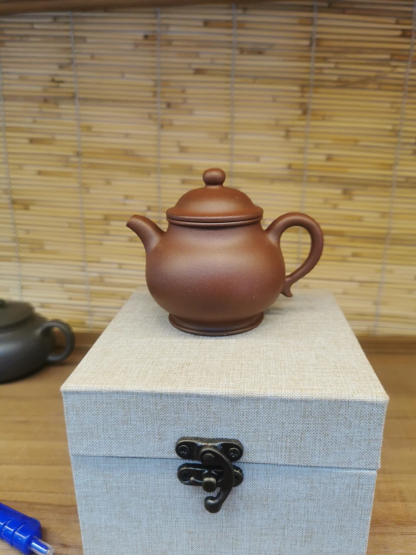 当代 紫泥小潘壶精工半手120cc