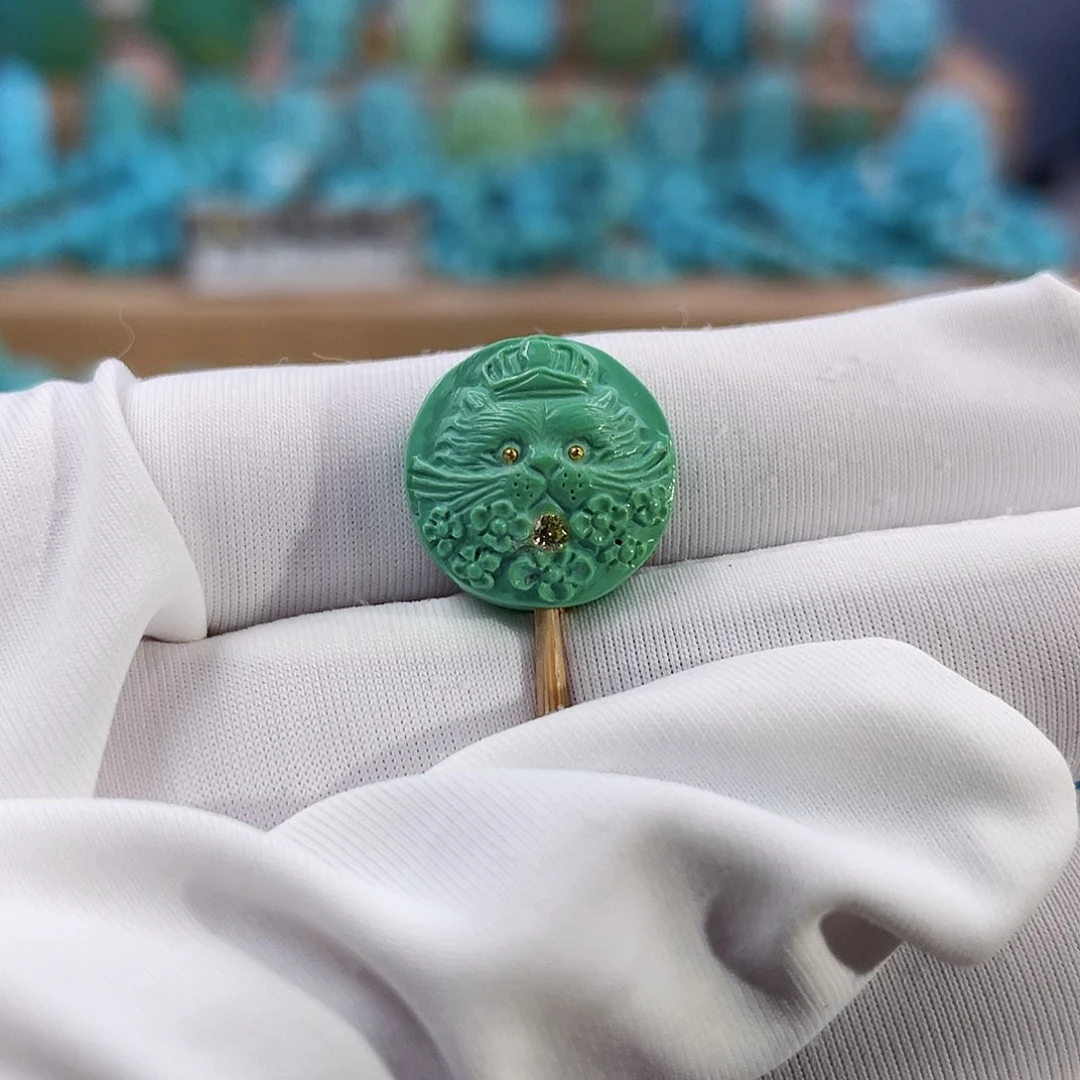 绿松石珠宝奇石未镶嵌