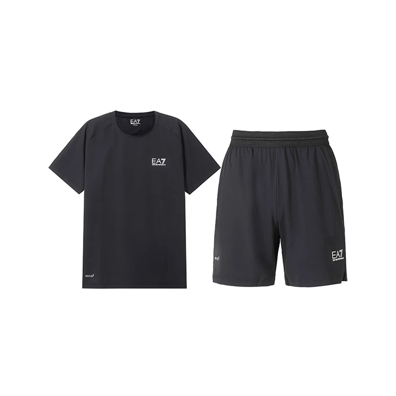EA7阿玛尼Armani 男士VENTUS7短袖T恤短裤运动套装8NPV03 PNDDZ