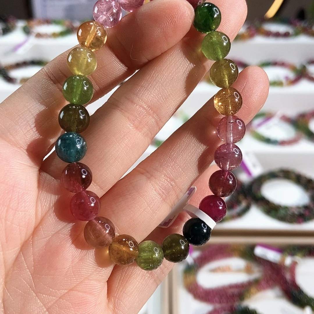 手链未镶嵌碧玺G2174素圈颜色微差