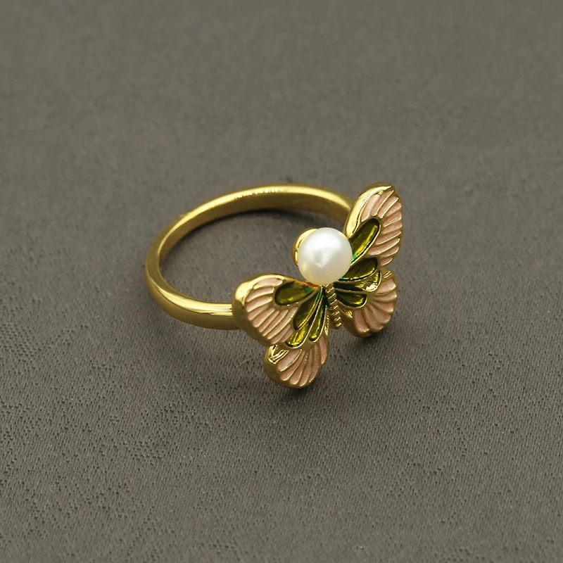 中古设计款开口戒指A80