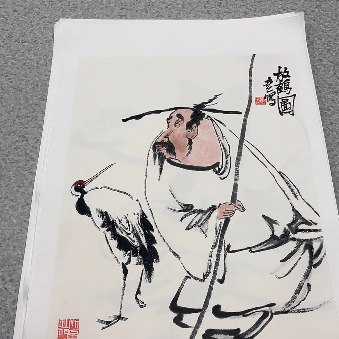 国画1.4平尺国画作品