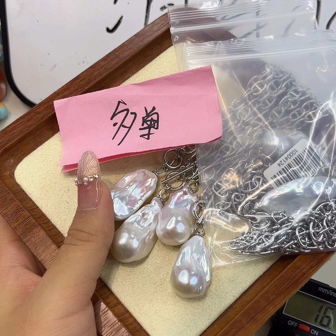合金耳饰淡水珍珠