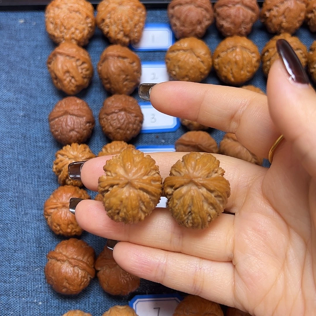 吊坠文玩核桃粗筋狮子29尺全品无修