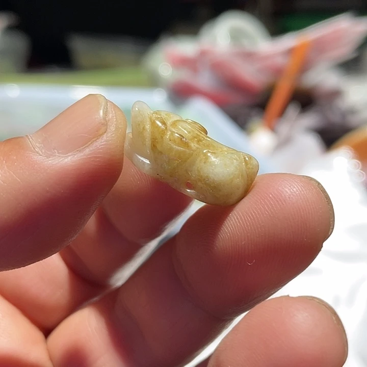 翡翠未镶嵌颈饰小貔貅