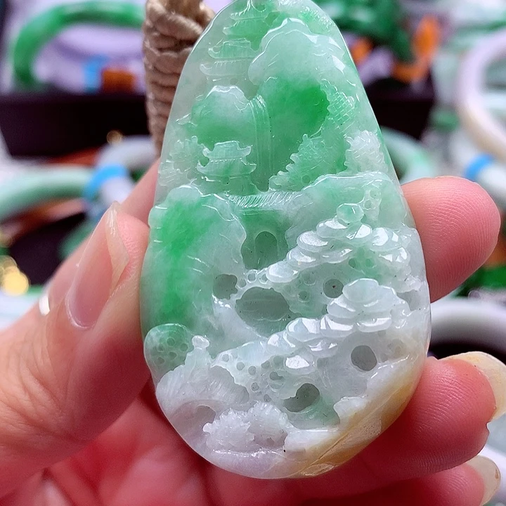颈饰未镶嵌翡翠翡翠