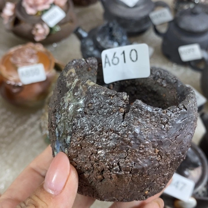 柴烧裸烧纯手工制作瑕疵不退不换