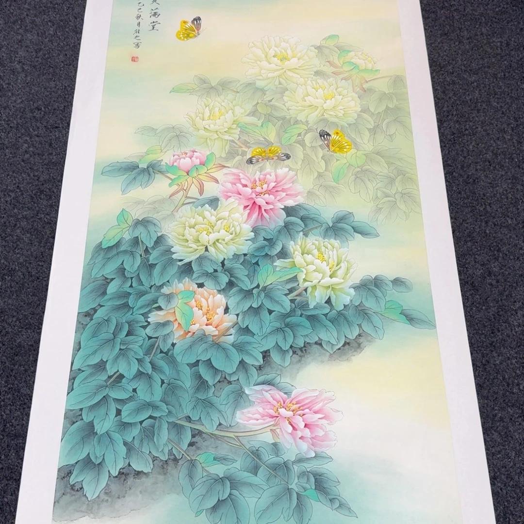 国画国画作品山水花鸟纯手绘