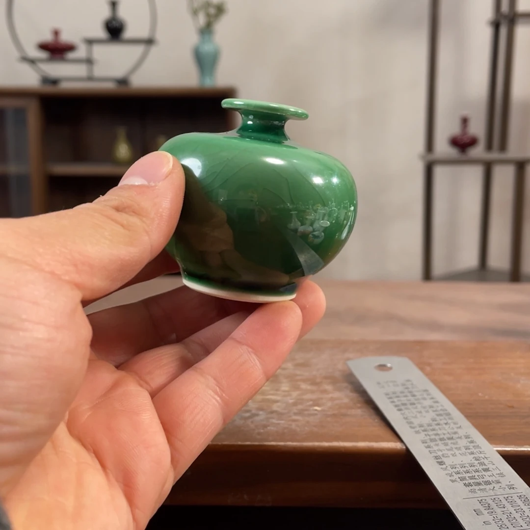 瓶花瓶摆件的时候