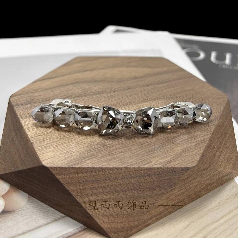 【LXX靓西西】018 弹簧夹7.7厘米简约气质弹簧夹