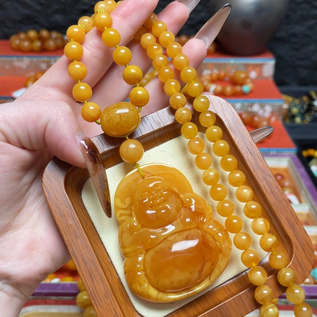 蜜蜡未镶嵌手链项链