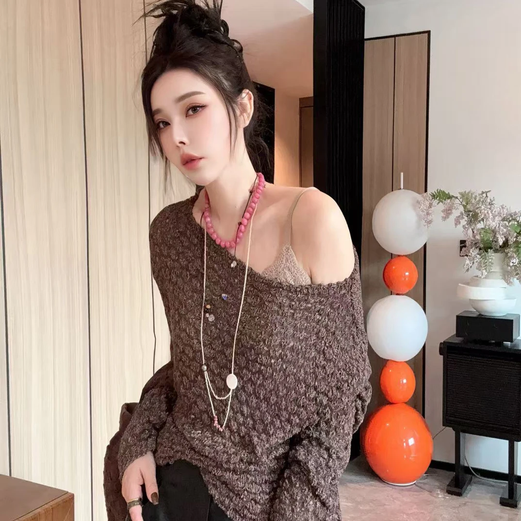 (丽丽推荐)魅力磁场两穿时尚薄毛衣