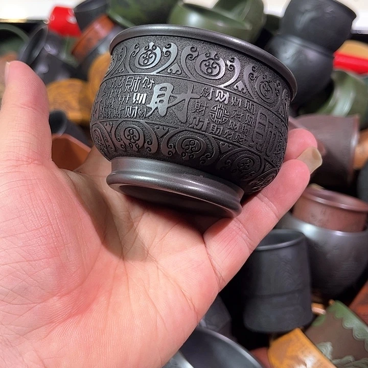 茶杯紫砂全手工紫砂主人杯