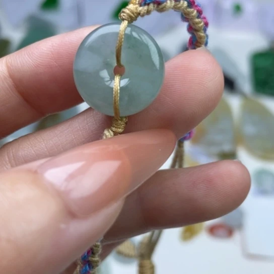 翡翠未镶嵌吊坠(不含链)天然缅甸翡翠a货