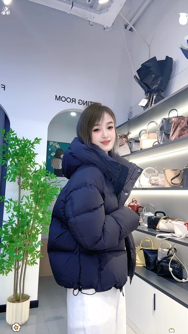 饭饭家 福福连帽羽绒服