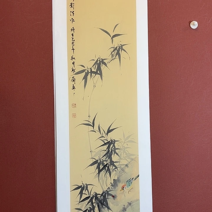 国画听兰老师花鸟
