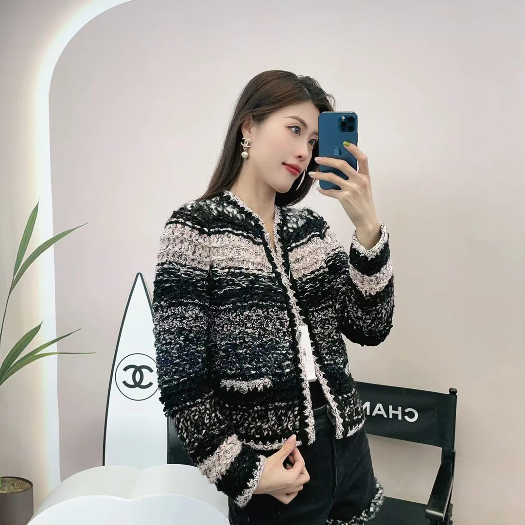 95新 Chanel/香奈儿 麦殿/外套22B36码拼色/250406SYNYQ27