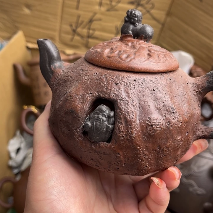 段泥茶壶紫砂壶等艺术