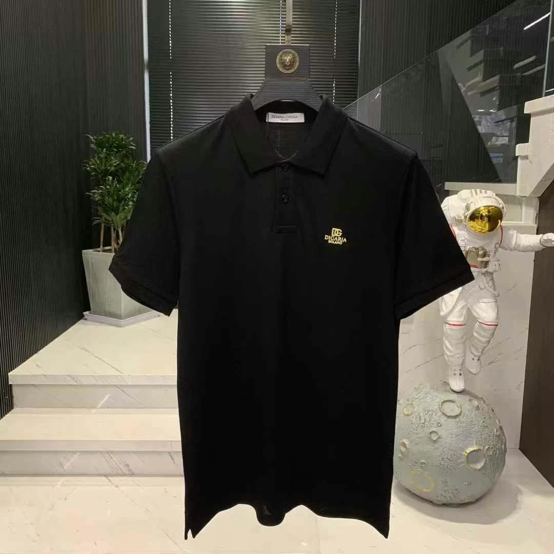 073-11   ＤＧ迪噶雅新款男士方领短袖T恤