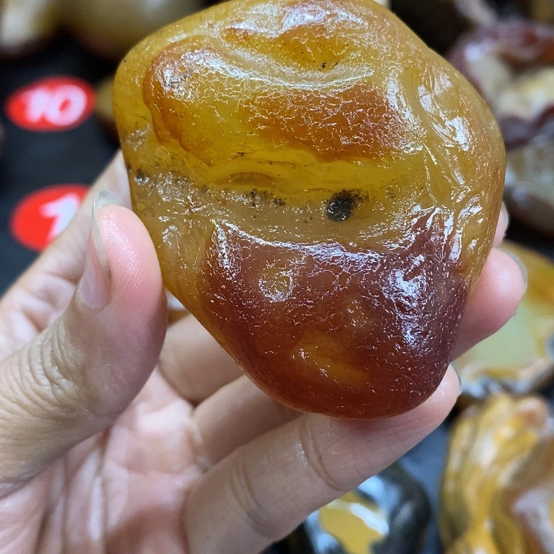 玛瑙/玉髓未镶嵌手把件