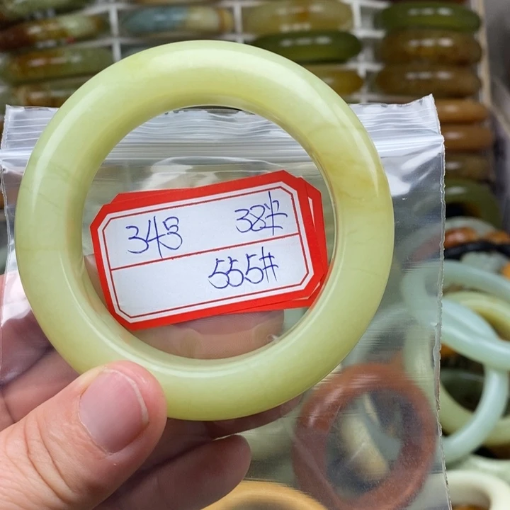 未镶嵌蛇纹石玉手绳